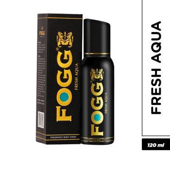Fogg Fresh Aqua Fragrance Body Spray for Men 120 ML - Made in India