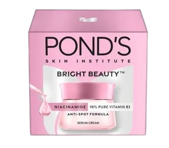 Ponds Bright Beauty Spot Less Glow Serum Cream - 35 Gram (Made in India)