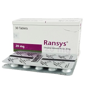 Ransys 20 Tablet - (20mg), Generic: Olmesartan Medoxomil