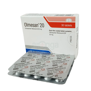 Olmesan 20 Tablet - (20mg), Generic: Olmesartan Medoxomil