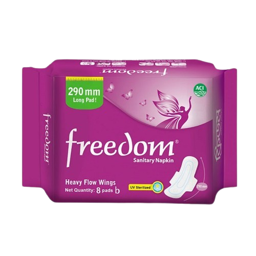 ACI Freedom Heavy Flow Sanitary Napkin (290 MM Long) 8 pads