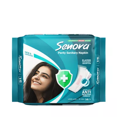 Senora Sanitary Napkin (Panty Style) 15 pcs