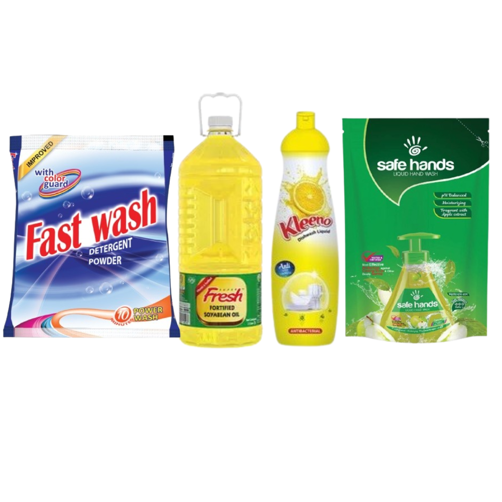 Soyabean Oil Package - 2 Liter (Any Brand)