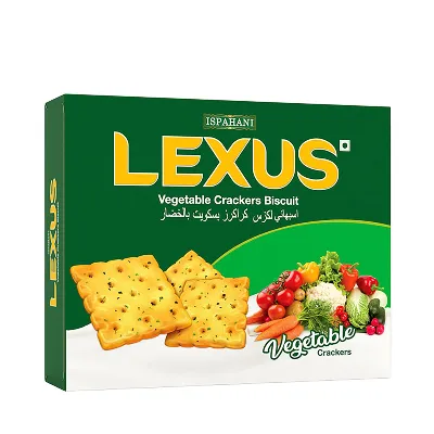 Lexus Vegetable Crackers Biscuits (Brand: Ispahani) 180 gm