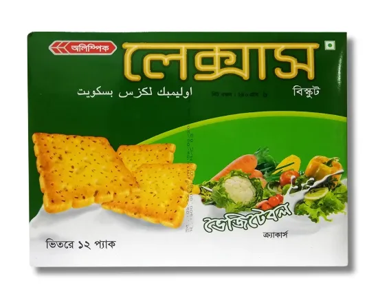 Lexus Vegetable Crackers Biscuits (Brand: Olympic) 216 gm