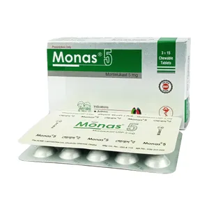 Monas 5 (5mg Tablet), Generic: Montelukast