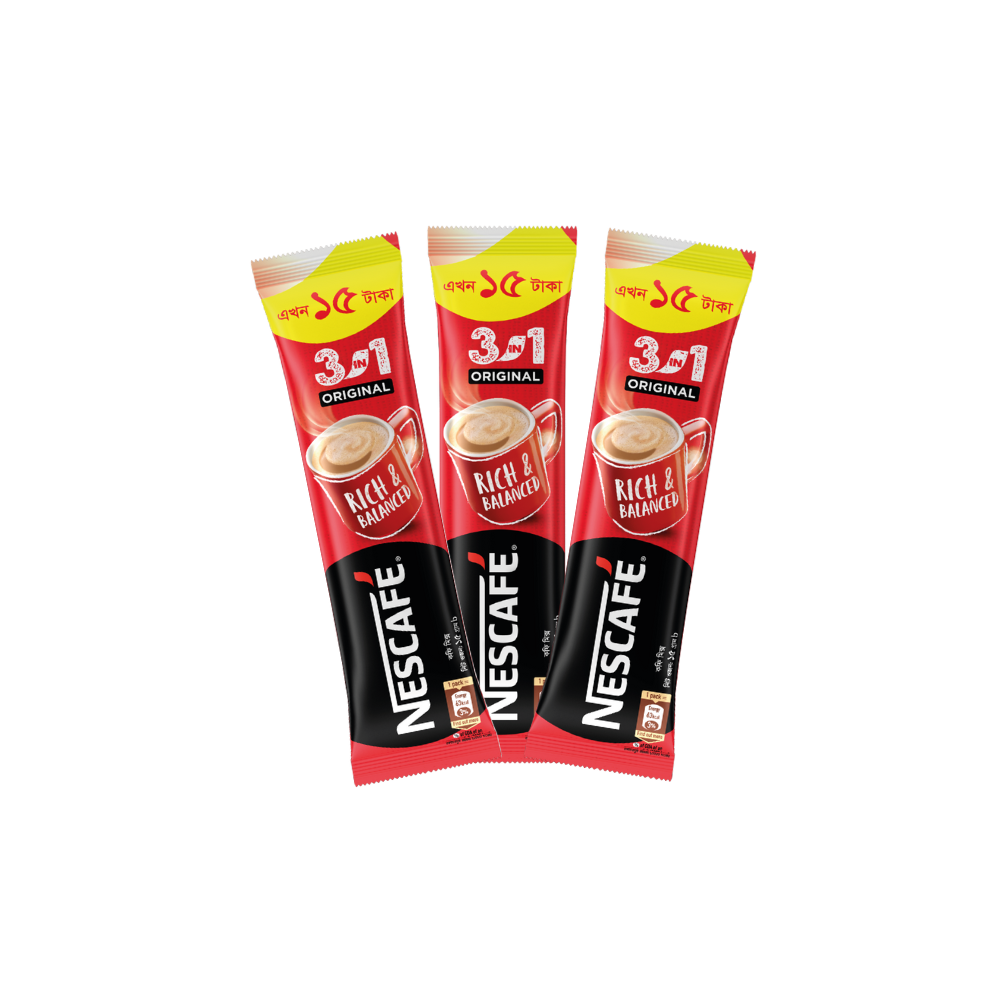 Nestle Nescafe 3 in 1 Coffee Mix Sachet 14 gm