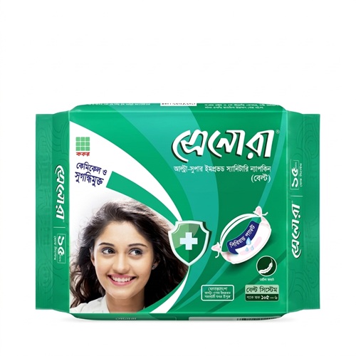 Senora Sanitary Napkin (Ani Infection) Belt System 15 Pads