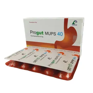 Progut Mups 40 Tablet (Esomeprazole) 1 Pata=10 Pcs - Popular Pharmaceuticals Limited